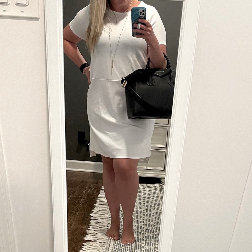 Eileen Fisher white dress